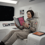 morning snacks × Page Climbersの取っ手付きブックカバー