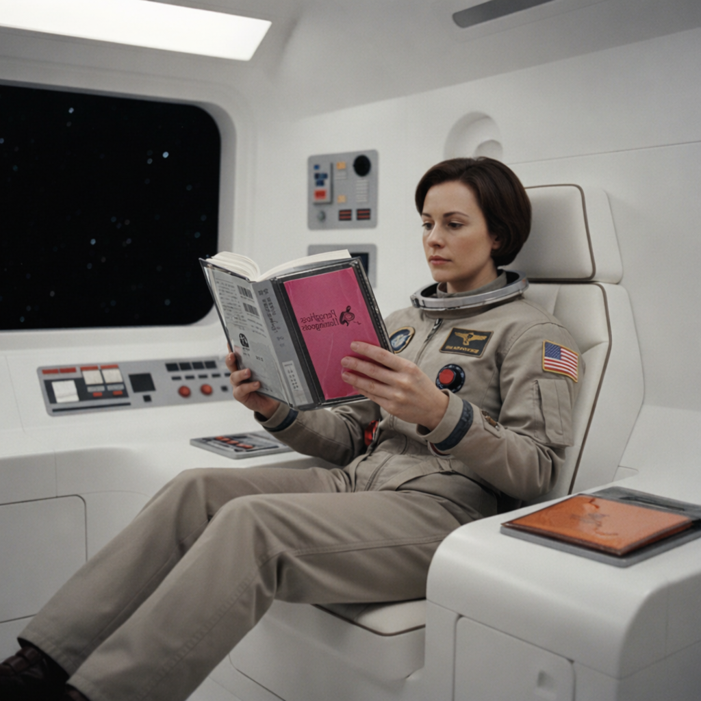 morning snacks × Page Climbersの取っ手付きブックカバー